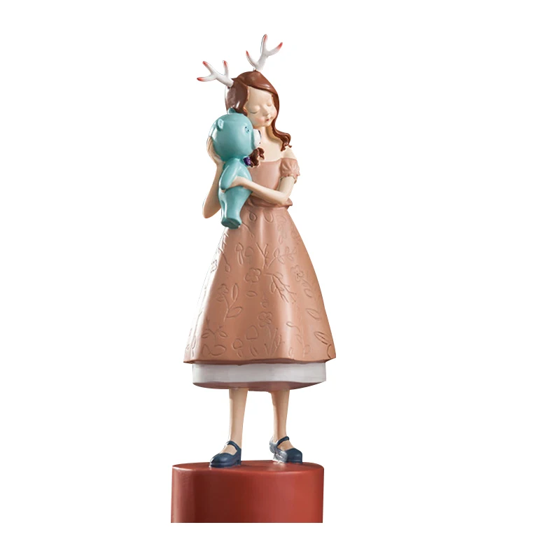 Europe Style Dream Girl Resin Craft Figurines Cartoon Sweet Girl Miniatures Model Garden Wedding Home Decoration Accessories Toy
Europe Style Dream Girl Resin Craft Figurines Cartoon Sweet Girl Miniatures Model Garden Wedding Home Decoration Accessories Toy