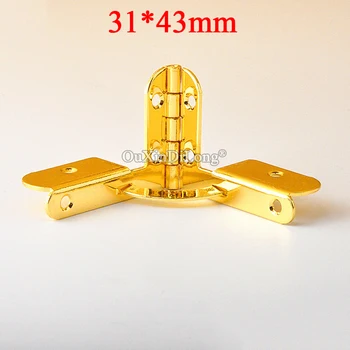 BRAND NEW 200PCS 31*43mm Metal Box Hinges Quadrant Hinges For DIY Wooden Box Cases Humidor Jewelry Hinges Gold Furniture Hinges
BRAND NEW 200PCS 31*43mm Metal Box Hinges Quadrant Hinges For DIY Wooden Box Cases Humidor Jewelry Hinges Gold Furniture Hinges