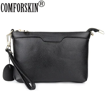 COMFORSKIN Premium Cowhide Women Messenger Bag New Arrivals European And American Fashion Ladies Cross-body Bags Bolsas Feminina
COMFORSKIN Premium Cowhide Women Messenger Bag New Arrivals European And American Fashion Ladies Cross-body Bags Bolsas Feminina
