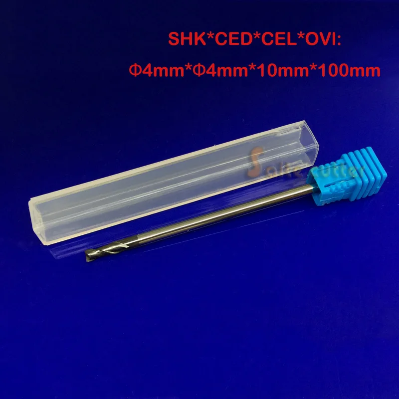 3PCS 2 Two Double flutes HRC55 extra long shank length 100mm tungsten carbide end mill bit CNC milling cutter Lengthen 4*4*10mm
3PCS 2 Two Double flutes HRC55 extra long shank length 100mm tungsten carbide end mill bit CNC milling cutter Lengthen 4*4*10mm