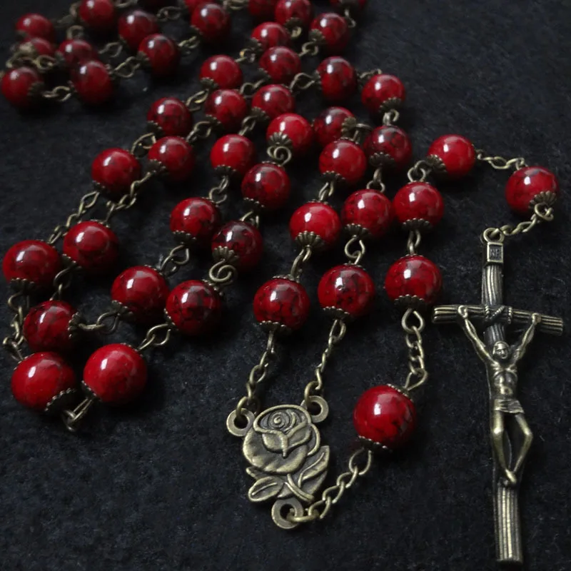 Европейский модный винтажный католический религиозный крест искусственные