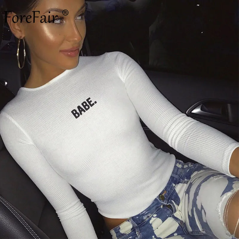 Forefair Letter Long Sleeve Ribbed Bodysuit Sexy Autumn Winter 2019 Fashion Orange Black White Casual Skinny O Neck Body
Forefair Letter Long Sleeve Ribbed Bodysuit Sexy Autumn Winter 2019 Fashion Orange Black White Casual Skinny O Neck Body