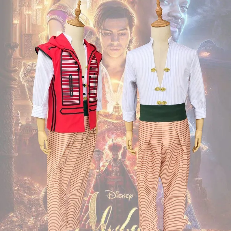 Aladdin Film Costume Mena Massoud Cosplay Adult Lamp Prince Halloween Carnival Party Dance Movie Fancy For Kids Man Full Set
Aladdin Film Costume Mena Massoud Cosplay Adult Lamp Prince Halloween Carnival Party Dance Movie Fancy For Kids Man Full Set