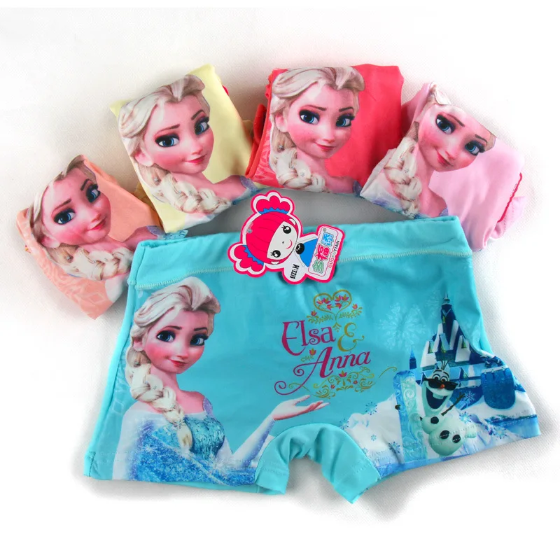 5pcs/lot Anna Elsa cartoon cool children boxer underwear girl cotton pants for kids pants Briefs Panties underpants 3-11T
5pcs/lot Anna Elsa cartoon cool children boxer underwear girl cotton pants for kids pants Briefs Panties underpants 3-11T