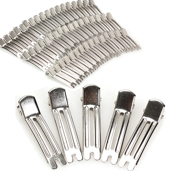 Portable 50Pcs 47mm Double Prong Alligator Clips Hair Clip Bows Bobby Pin with Teeth HB88
Portable 50Pcs 47mm Double Prong Alligator Clips Hair Clip Bows Bobby Pin with Teeth HB88