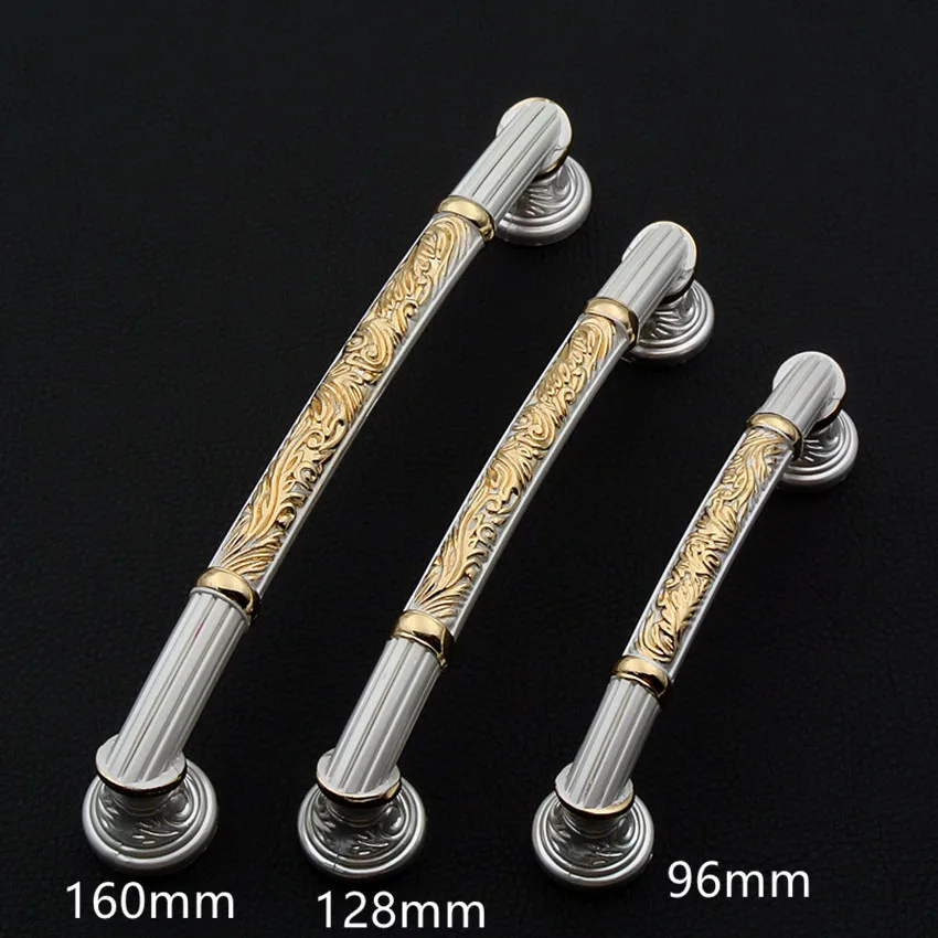 96mm 128mm 160mm europen retro style furniture handles silver golden wardrobe dresser kitchen cabinet drawer handles pulls knobs
96mm 128mm 160mm europen retro style furniture handles silver golden wardrobe dresser kitchen cabinet drawer handles pulls knobs