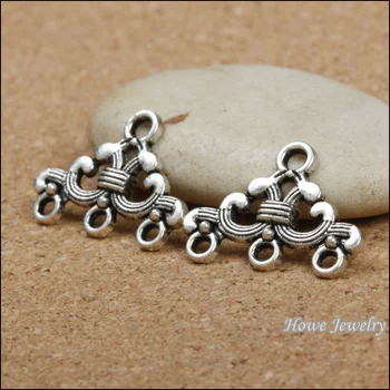 120pcs Charms vintage connector Pendant Tibetan silver Zinc Alloy Fit Bracelet Necklace DIY Metal Jewelry Findings
120pcs Charms vintage connector Pendant Tibetan silver Zinc Alloy Fit Bracelet Necklace DIY Metal Jewelry Findings