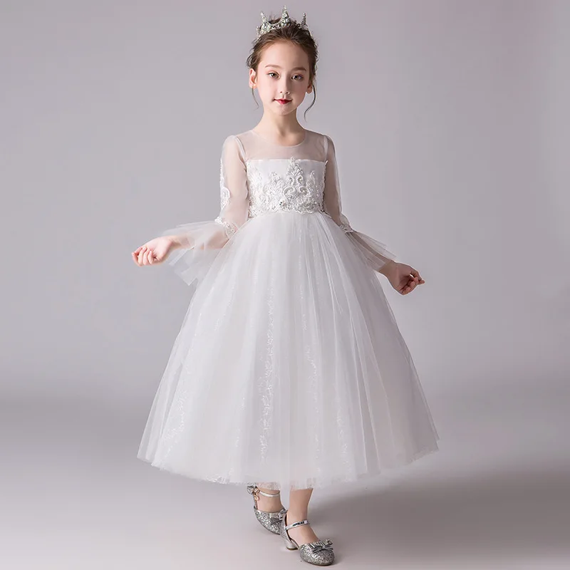 Girls long wedding dress 2019 summer children's performance clothing white mesh dresses Toddler Kids Tutu costumes Dress
Girls long wedding dress 2019 summer children's performance clothing white mesh dresses Toddler Kids Tutu costumes Dress