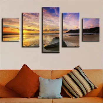 5 Panel calm summer sunset Modern Home Wall Decor Canvas Picture Art Print WALL Painting Set of 5 Each Canvas Arts frame F/1469
5 Panel calm summer sunset Modern Home Wall Decor Canvas Picture Art Print WALL Painting Set of 5 Each Canvas Arts frame F/1469