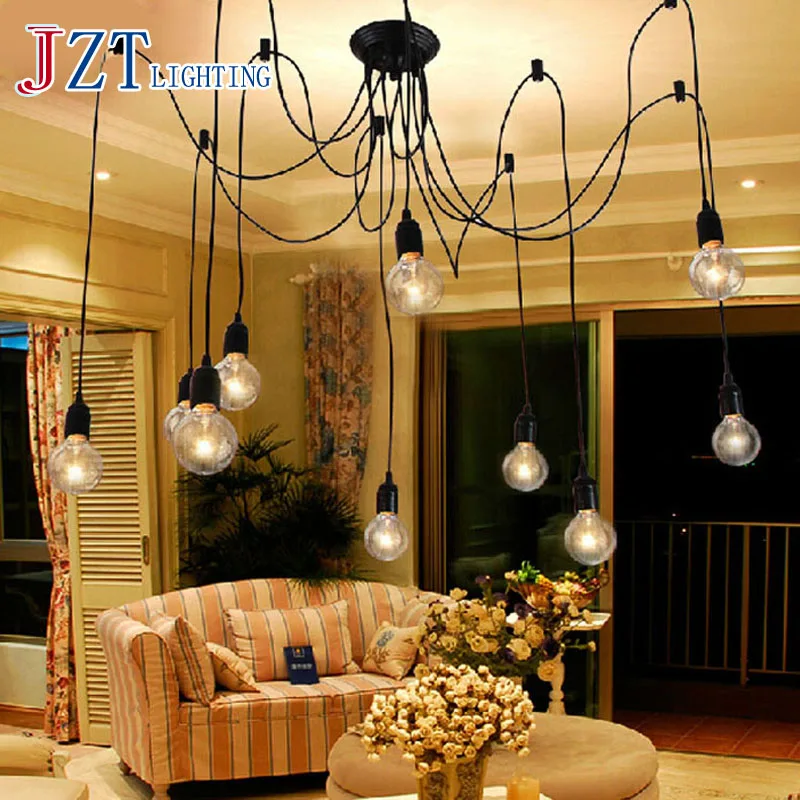 T European Style LOFT Artistical Pendant Light With LED Bulbs Creative Personality Modern Lamp For Bedroom Restaurant Simple
T European Style LOFT Artistical Pendant Light With LED Bulbs Creative Personality Modern Lamp For Bedroom Restaurant Simple