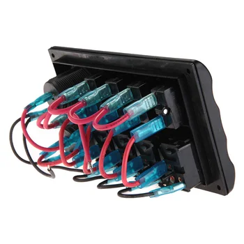 Dewtreetali new Marine Boat 4 Gang LED Toggle Switch Panel Waterproof with Breaker Socket
Dewtreetali new Marine Boat 4 Gang LED Toggle Switch Panel Waterproof with Breaker Socket