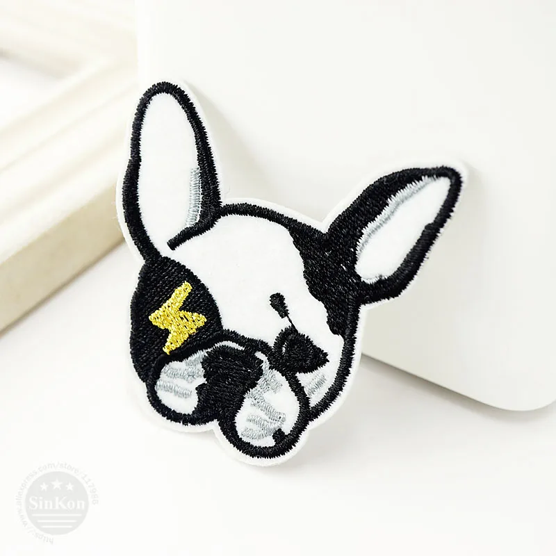 Dog (Size:6.0x6.0cm) DIY Iron On Patches Sewing On Embroidered Applique Sewing Clothes Cartoon Garment Apparel Accessories Patch
Dog (Size:6.0x6.0cm) DIY Iron On Patches Sewing On Embroidered Applique Sewing Clothes Cartoon Garment Apparel Accessories Patch