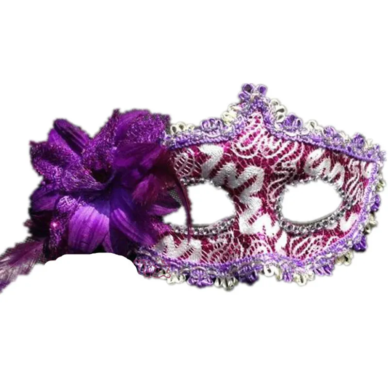 Flower Halloween mask sexy masquerade masks Dance Party Bar Princess Venice Mask High-grade Rose Party Mask Supplies (4)