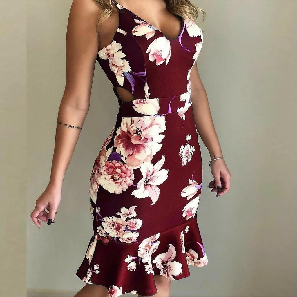 2019 Fashion Women's Sexy Print Sleeveless Vestidos Hole Camisole Mini Dress Summer Dress Party Night Ropa Mujer Sundress Vestid
2019 Fashion Women's Sexy Print Sleeveless Vestidos Hole Camisole Mini Dress Summer Dress Party Night Ropa Mujer Sundress Vestid
