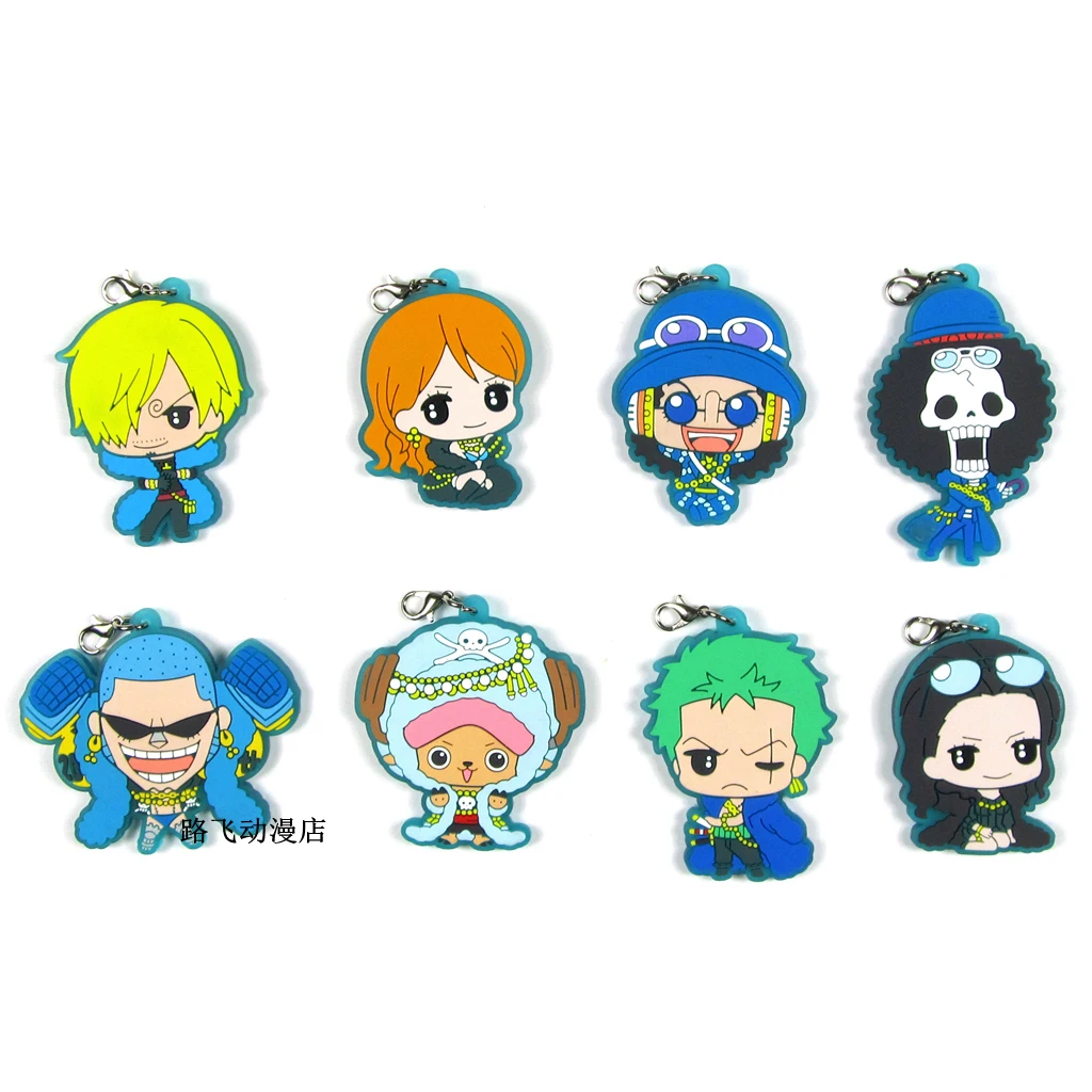 One Piece Sanji Roronoa Zoro Nami Robin BROOK Chopper Action Figure Anime Model Rubber Keychain Pendant Christmas Gifts 6cm
One Piece Sanji Roronoa Zoro Nami Robin BROOK Chopper Action Figure Anime Model Rubber Keychain Pendant Christmas Gifts 6cm