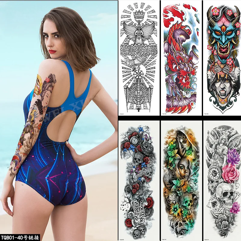 Full Arm Tattoo Subsidies Waterproof Full Arm Will Picture Tattoo Sticker Flower Arm Tattoo Sticker Tattoo
Full Arm Tattoo Subsidies Waterproof Full Arm Will Picture Tattoo Sticker Flower Arm Tattoo Sticker Tattoo
