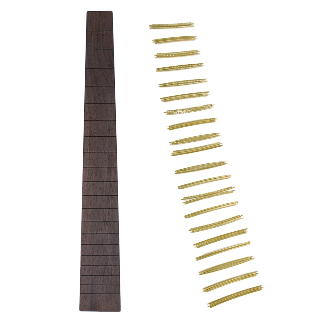 Rosewood Guitar Fretboard Fingerboard & 20pcs Guitar Fretwire Set for DIY Acoustic Guitar Parts
Rosewood Guitar Fretboard Fingerboard & 20pcs Guitar Fretwire Set for DIY Acoustic Guitar Parts