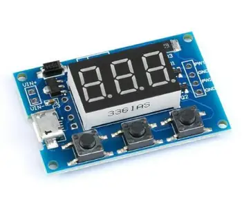 1 pcs 2CH 2 Channel Independent PWM Module Generator Duty Cycle Pulse Frequency Module LED Digital Tube Board Module Micro Usb
1 pcs 2CH 2 Channel Independent PWM Module Generator Duty Cycle Pulse Frequency Module LED Digital Tube Board Module Micro Usb