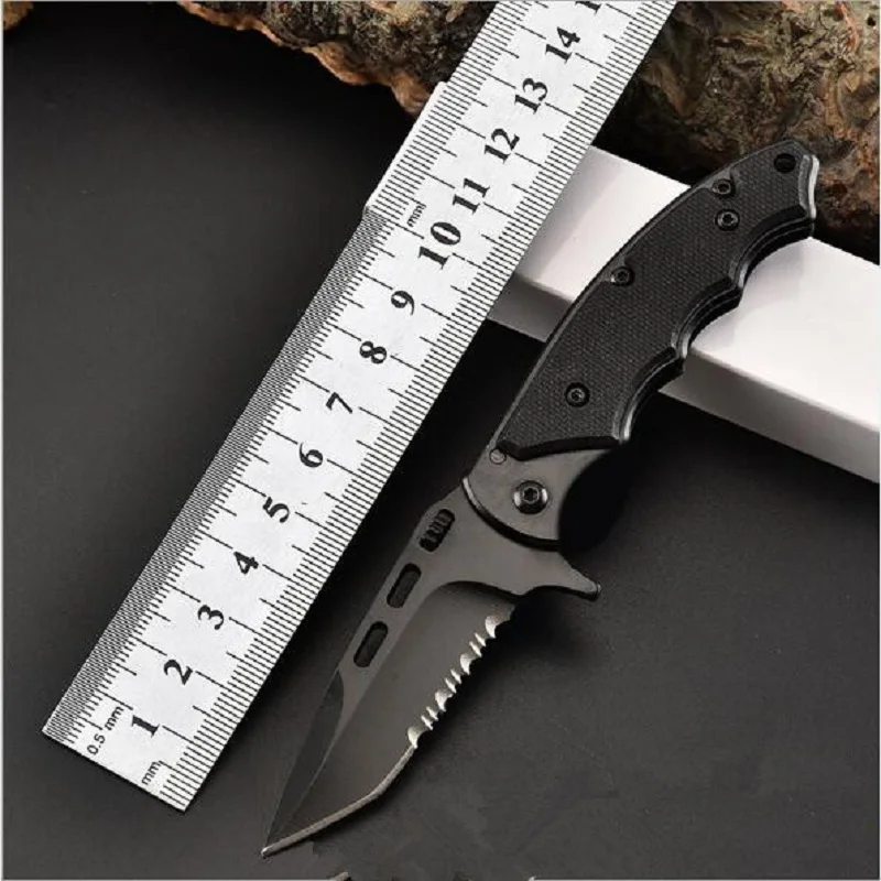 High hardness stainless steel folding knife blade special outdoor knife sharp self-defense tactical knife
High hardness stainless steel folding knife blade special outdoor knife sharp self-defense tactical knife
