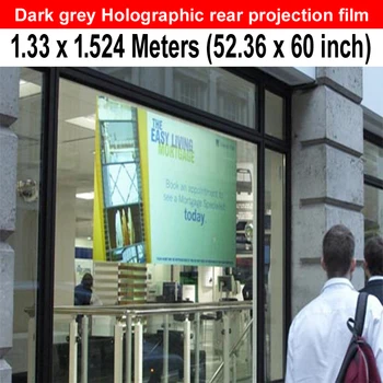Rear Projection Screen Film Foil 1.33x1.524m Dark gray Holographic Adhesive High refresh rate No flash High definition
Rear Projection Screen Film Foil 1.33x1.524m Dark gray Holographic Adhesive High refresh rate No flash High definition