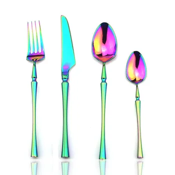 24pcs Gold Plated Cutlery Set Dinner Knives Fork Set 18/10 Stainless Steel Novelty Tablespoon Dinnerware Tableware Dinner Set
24pcs Gold Plated Cutlery Set Dinner Knives Fork Set 18/10 Stainless Steel Novelty Tablespoon Dinnerware Tableware Dinner Set