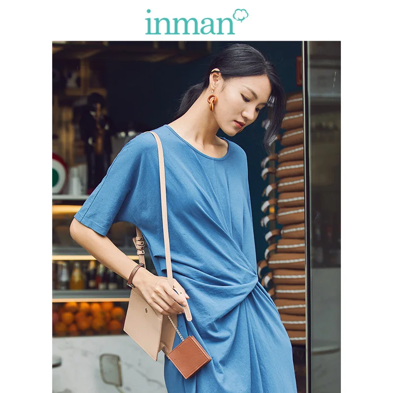INMAN Spring Autumn Cotton O-neck Korean All Matched Casual Fashion Medium Sleeve Women Dress
INMAN Spring Autumn Cotton O-neck Korean All Matched Casual Fashion Medium Sleeve Women Dress