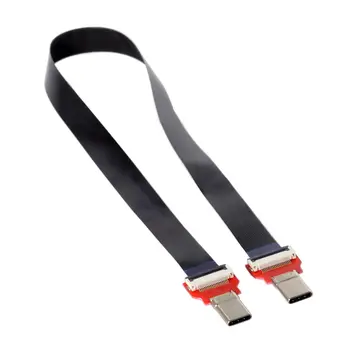 20cm FPC Flat USB 3.1 Type-C USB-C Male to Male Data Cable for Macbook & Laptop & Phone & Drive
20cm FPC Flat USB 3.1 Type-C USB-C Male to Male Data Cable for Macbook & Laptop & Phone & Drive