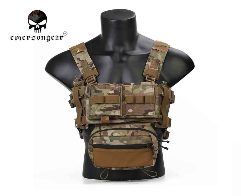 Emerson MK3 Tactical Chest Rig Micro Fight adjustable expandable Plate Carrier airsoft gear EM2961
Emerson MK3 Tactical Chest Rig Micro Fight adjustable expandable Plate Carrier airsoft gear EM2961