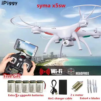 Syma X5SW FPV RC Quadcopter Drone RC Drone Camera HD VS JJRC H31 JJRC H8 Mini With with Camera 2.4G 6-Axis RC Helicopter Drones
Syma X5SW FPV RC Quadcopter Drone RC Drone Camera HD VS JJRC H31 JJRC H8 Mini With with Camera 2.4G 6-Axis RC Helicopter Drones