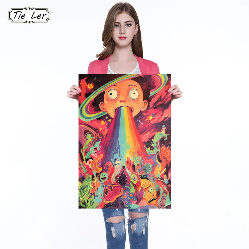 Rick and Morty Poster Wall Art Painting Home Decor Paintings Classic Cartoon Anime Kraft Paper for Living Room Wall Stickers
Rick and Morty Poster Wall Art Painting Home Decor Paintings Classic Cartoon Anime Kraft Paper for Living Room Wall Stickers