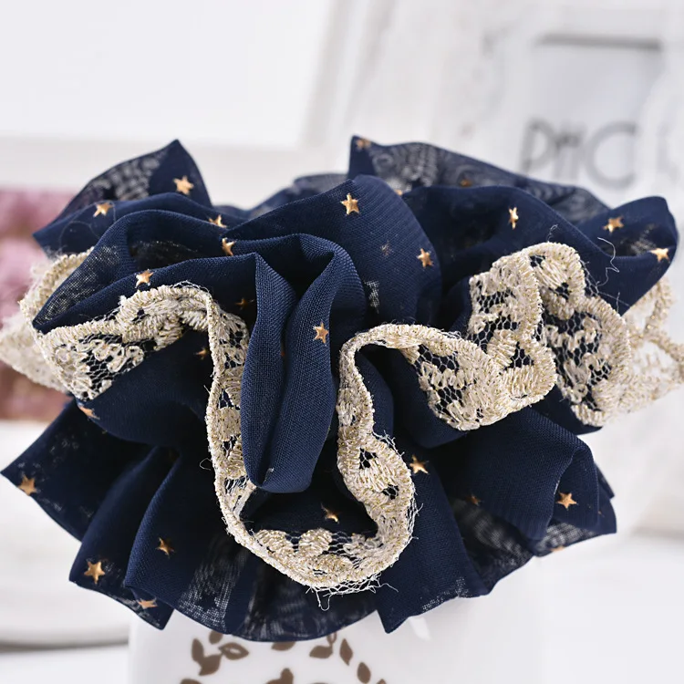Lady Satin Elastic Hair Bands Elegant Lace Flowers Gum For Hair Rope With Crystal Fine Ribbon Bow Hair Ornament Accessories 
Lady Satin Elastic Hair Bands Elegant Lace Flowers Gum For Hair Rope With Crystal Fine Ribbon Bow Hair Ornament Accessories