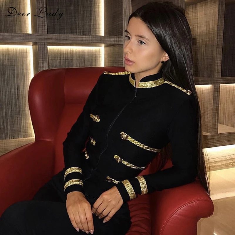 Deer Lady Coats And Jackets Women Winter 2019 Bandage Jacket Long Sleeve With Button Red Bandage Top With Spandex Wholesale
Deer Lady Coats And Jackets Women Winter 2019 Bandage Jacket Long Sleeve With Button Red Bandage Top With Spandex Wholesale