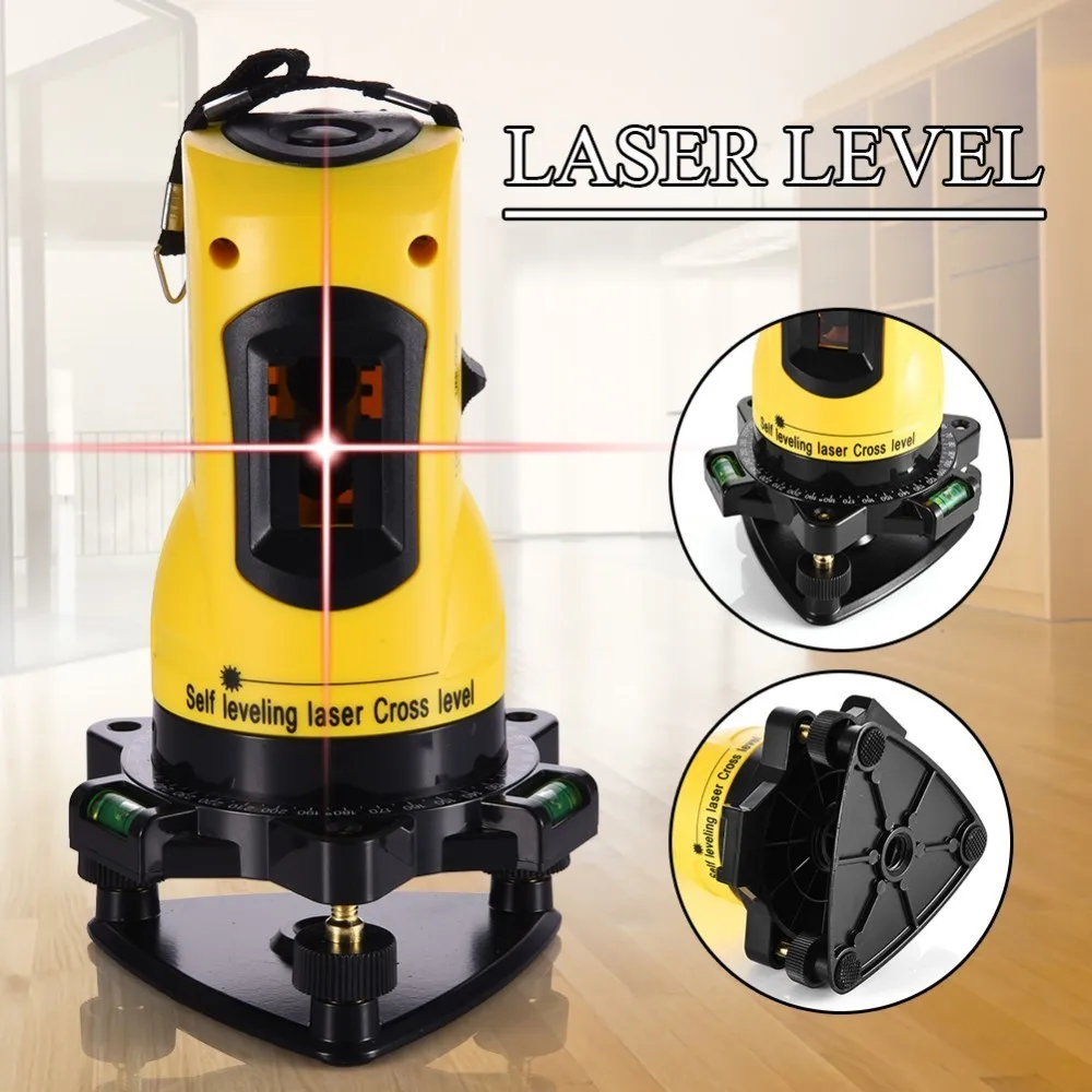 ZH-SL203 Laser Level 650nm 2 Red Cross Lines 360 Rotary Degree Self- Leveling Nivel Laser Diagnostic-tools Yellow
ZH-SL203 Laser Level 650nm 2 Red Cross Lines 360 Rotary Degree Self- Leveling Nivel Laser Diagnostic-tools Yellow