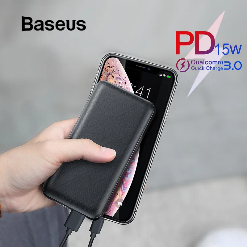 Baseus 20000mAh Power Bank For iPhone Samsung Huawei Xiaomi External Battery 3A Type C PD3.0 Fast Charging USB Charger Powerbank
Baseus 20000mAh Power Bank For iPhone Samsung Huawei Xiaomi External Battery 3A Type C PD3.0 Fast Charging USB Charger Powerbank