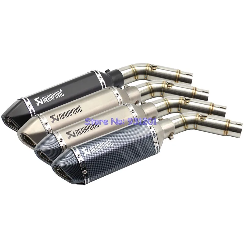 Motorcycle Akrapovic Exhaust Pipe Muffler for Suzuki GSR750 GSR 750 Connect Mid Link Pipe with End Muffler Pipe Escape Slip On
Motorcycle Akrapovic Exhaust Pipe Muffler for Suzuki GSR750 GSR 750 Connect Mid Link Pipe with End Muffler Pipe Escape Slip On