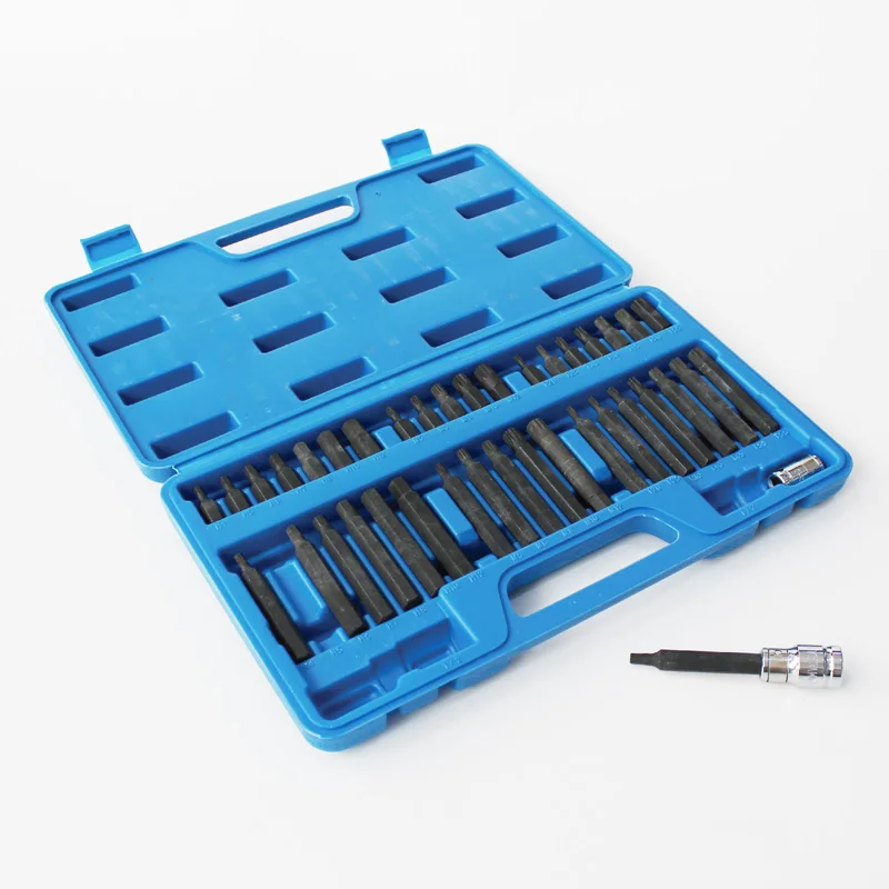 pack of 40 pieces socket bits set hex torx 12 point 1/4 inch 1/2 inch drive shank Hex 10
pack of 40 pieces socket bits set hex torx 12 point 1/4 inch 1/2 inch drive shank Hex 10