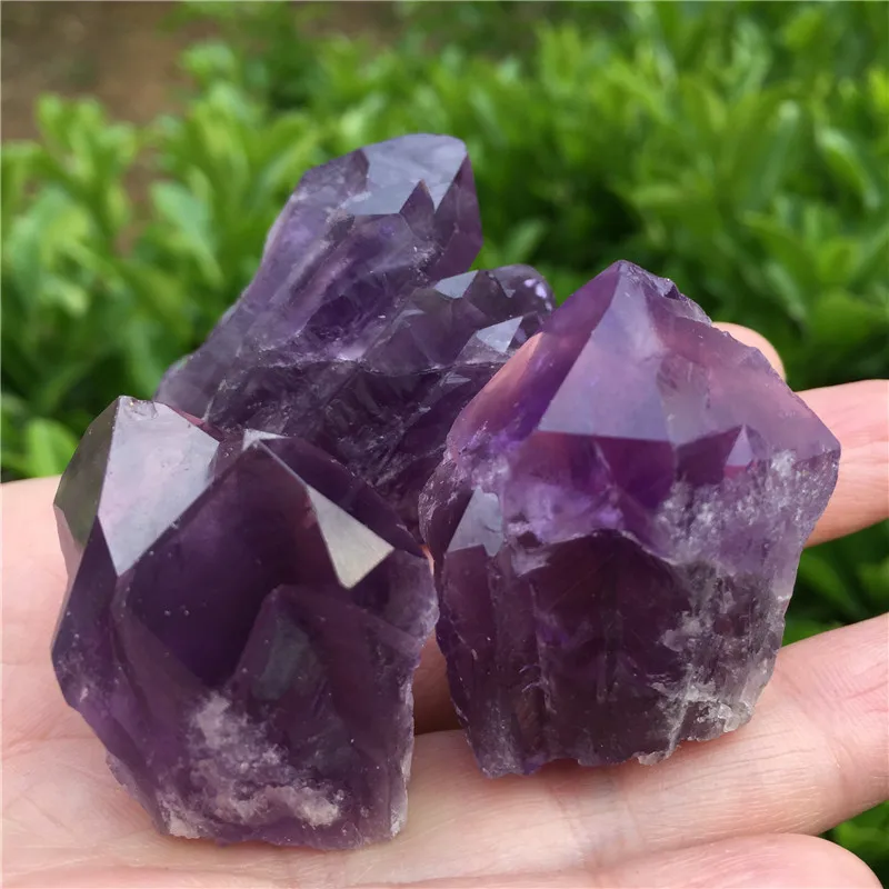 3pcs/lot Natural Amethyst Crystal Rock Stones Point Rare Gemstone Original Specimen Quartz Crystal Mineral Aquarium Decoration
3pcs/lot Natural Amethyst Crystal Rock Stones Point Rare Gemstone Original Specimen Quartz Crystal Mineral Aquarium Decoration