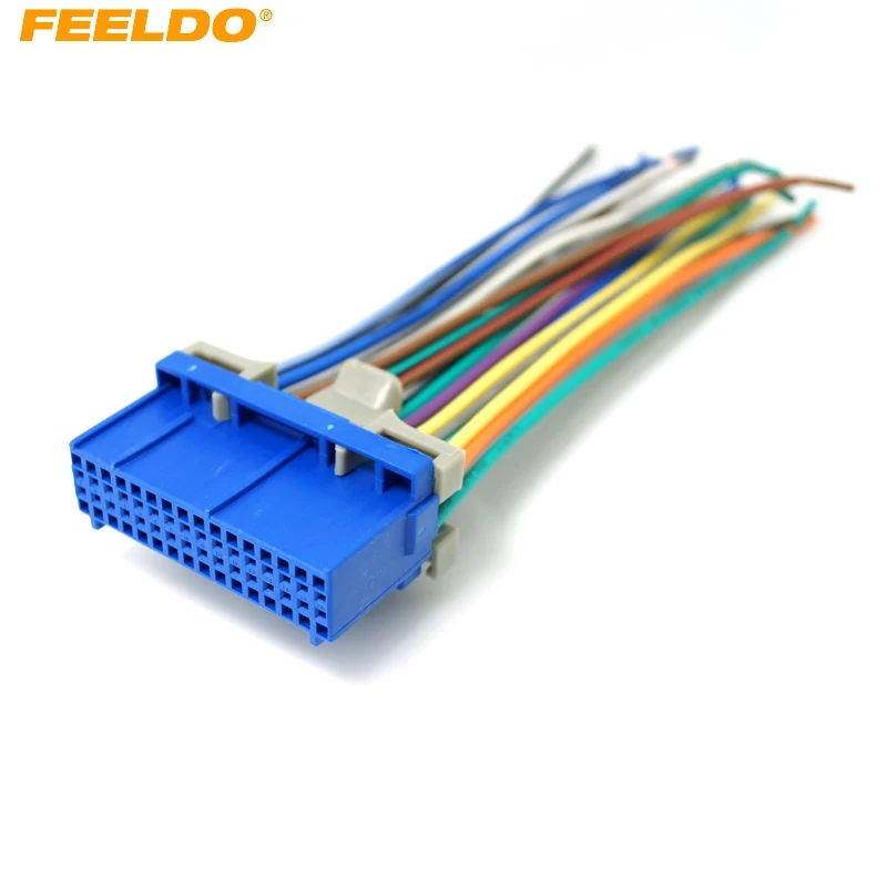 FEELDO 10pcs Car Audio Stereo Wiring Harness For Buick/Cadillac/Pontiac/Oldsmobile Pluging Into OEM Factory Radio CD #4269 | Автомобили и