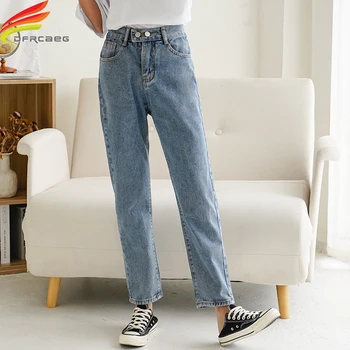 Spring 2019 New Slim Denim Pants Double Buttons Streetwear High Waist New Jeans Korean Style Women Ankle-Length Pants Jeans
Spring 2019 New Slim Denim Pants Double Buttons Streetwear High Waist New Jeans Korean Style Women Ankle-Length Pants Jeans