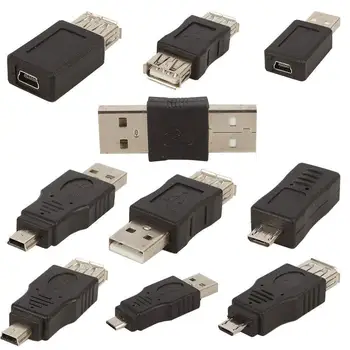 10PCS Male to Male Female 5-Pin Mini Micro USB Extension Connector for Data Syncing Charging PC Laptop Tablet Notebook Smartphon
10PCS Male to Male Female 5-Pin Mini Micro USB Extension Connector for Data Syncing Charging PC Laptop Tablet Notebook Smartphon