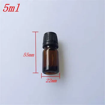 10 pcs 22x55 mm Brown Glass Essential Oil Bottles DIY 5 ml Empty Black Plastic Safety Screw Cap Little Perfume Jars
10 pcs 22x55 mm Brown Glass Essential Oil Bottles DIY 5 ml Empty Black Plastic Safety Screw Cap Little Perfume Jars