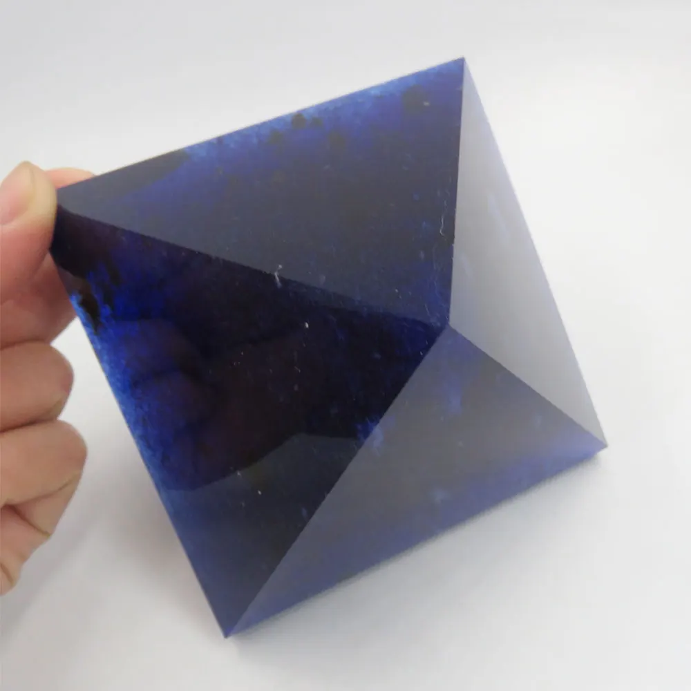 720~820g 100*100mm AAAA Large Blue Smelt Quartz Crystal Pyramid Point Reiki Healing Home Decoration Energy Pyramid Fengshui 2019
720~820g 100*100mm AAAA Large Blue Smelt Quartz Crystal Pyramid Point Reiki Healing Home Decoration Energy Pyramid Fengshui 2019