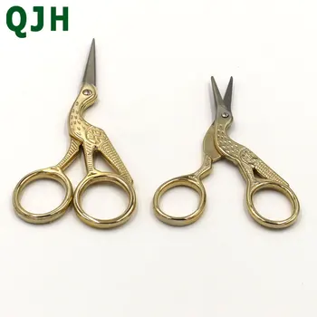 2PCS/Set Cross Stitch Sewing Embroidery Sewing Scissors Gold Silver Heron Egret Vintage Stainless Steel Tailor Scissors Scissors
2PCS/Set Cross Stitch Sewing Embroidery Sewing Scissors Gold Silver Heron Egret Vintage Stainless Steel Tailor Scissors Scissors