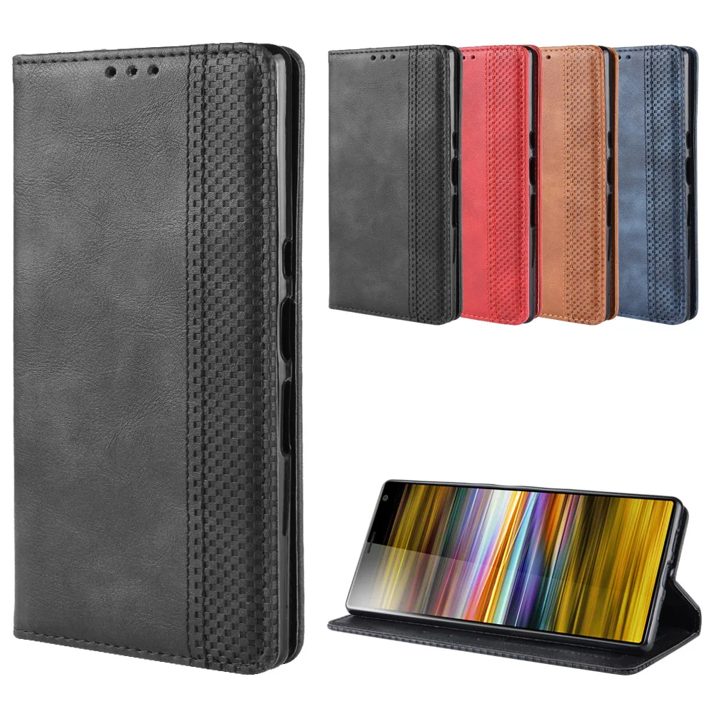 Luxury Retro Slim Leather Flip Cover for Sony Xperia 10 Case I3113 I3123 I4113 I4193 Wallet Card Stand Magnetic Book Cover
Luxury Retro Slim Leather Flip Cover for Sony Xperia 10 Case I3113 I3123 I4113 I4193 Wallet Card Stand Magnetic Book Cover
