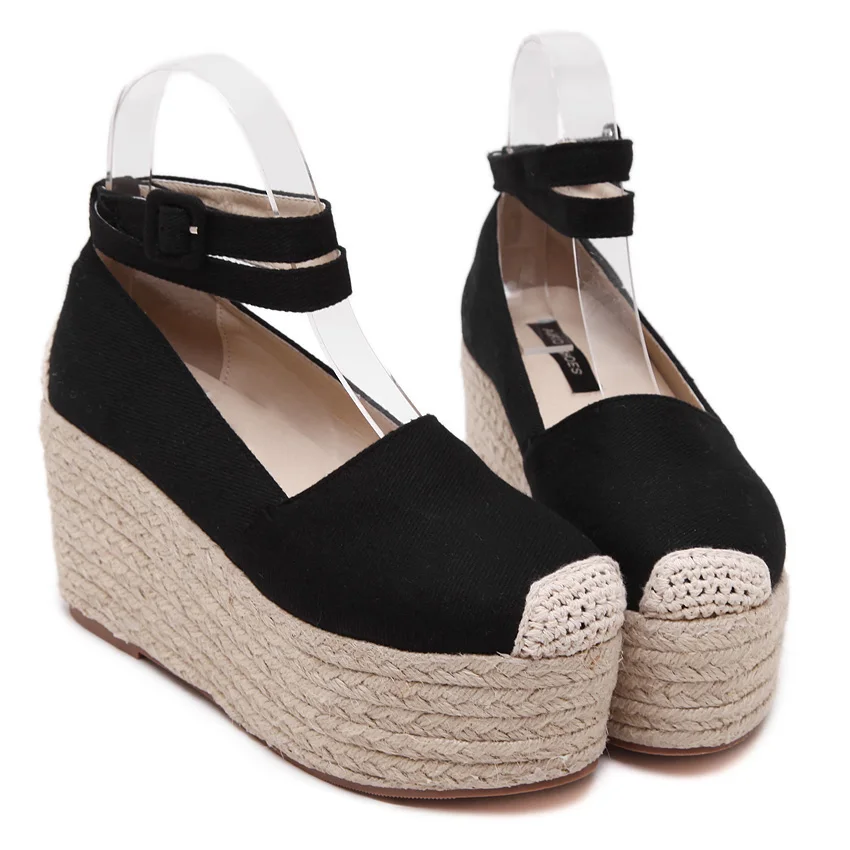 Women Espadrilles Canvas Casual Summer Vacation Rope Sole Thick Platform Flat Mary Janes Shoe Ankle Strap Slip on Muffin Shoe Women Espadrilles Canvas Casual Summer Vacation Rope Sole Thick Platform Flat Mary Janes Shoe Ankle Strap Slip on Muffin Shoe<br><br>Aliexpress