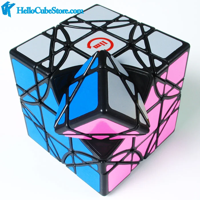 

New Fangshi Funs Limcube Dreidel 3x3 Magic Cube Puzzle Black IQ Brain Cubos Magicos Puzzles Juguetes Educativos Special Toys
