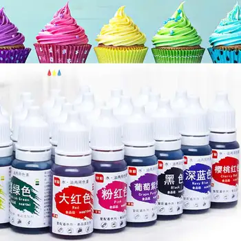 10ml 24 Color edible sprinkles Macaron Cream Pigment Food Coloring Ingredients Food grade Baking Pastry Cake Decorating Tools
10ml 24 Color edible sprinkles Macaron Cream Pigment Food Coloring Ingredients Food grade Baking Pastry Cake Decorating Tools