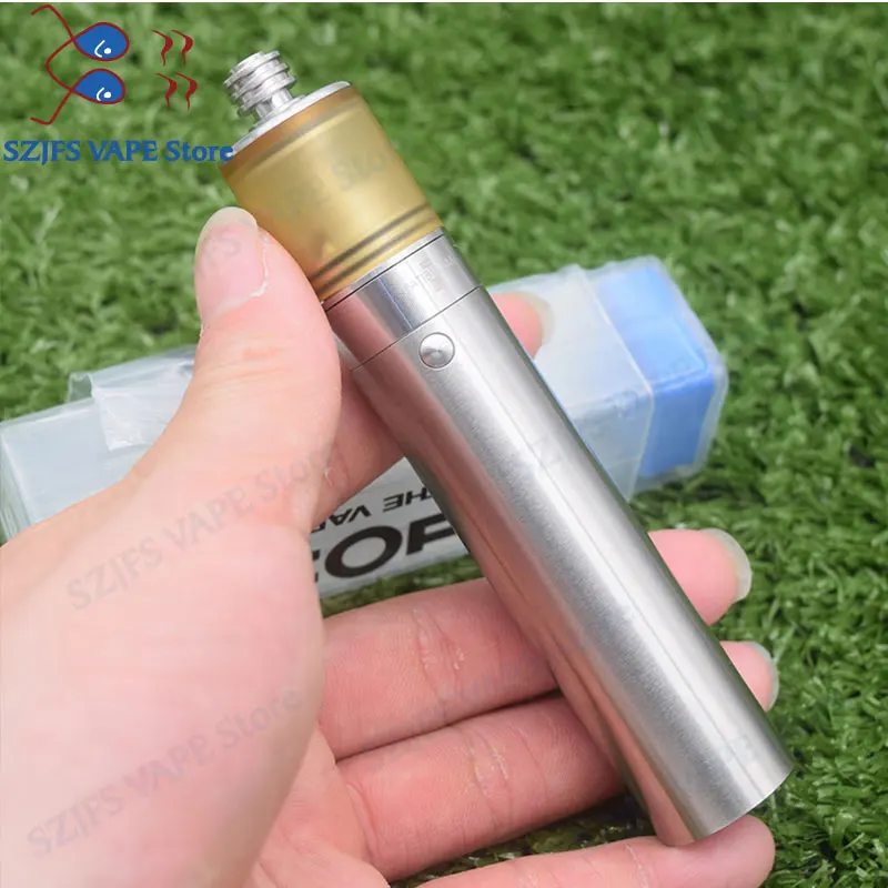 e-cigaretteYFTK Stratum zero mod kit 18650/20700/21700 battery mechanial mod with Patibulum Style 316SS 25mm RTAvsKennedy25/sob
e-cigaretteYFTK Stratum zero mod kit 18650/20700/21700 battery mechanial mod with Patibulum Style 316SS 25mm RTAvsKennedy25/sob