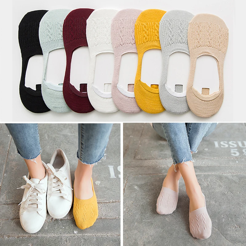 Candy Color Invisible Non-slip Low Cut Socks Fashion Women Casual Cotton Breathable Ankle Boat Socks носки 5Pairs Dropship
Candy Color Invisible Non-slip Low Cut Socks Fashion Women Casual Cotton Breathable Ankle Boat Socks носки 5Pairs Dropship