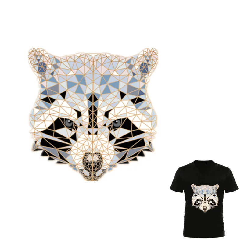 Cool Raccoon Head Patches Iron On A-level Patches Heat Transfer Pyrography For Boys DIY T-Shirt Clothing Decoration Printing
Cool Raccoon Head Patches Iron On A-level Patches Heat Transfer Pyrography For Boys DIY T-Shirt Clothing Decoration Printing
